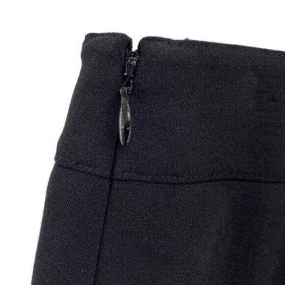 Elie Tahari Womens Pencil Skirt Black Zip Closure Back Slit Careerwear - Picture 5 of 8